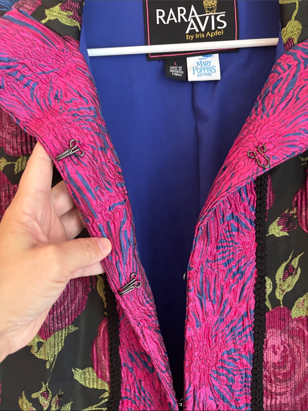 Rara Avis Disney Mary Poppins limited edition floral embroidered jacket large - Picture 5 of 11